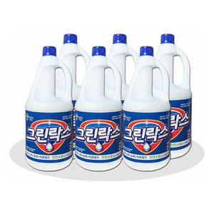 크린락스 2L 6개 1박스 욕실 화장실 청소 표백 얼룩 곰팡이제거