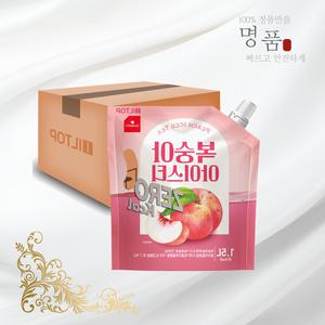 인기상품  카페 스위츠 복숭아 아이스티 제로 칼로리 1.5L x 6개 /대용량 파우치 액상 에이드  추천상품