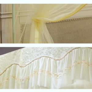 Oce 이이방 침대 캐노피 모기장 커튼 150x200cm 베이지 가림망 여름 벌레망 캐노피 선세이드 케노피 해충망