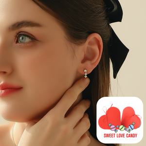 [기타][+SWEET LOVE CANDY 패키지] 달의 물방울 귀걸이+핑크선물포장+쇼핑백