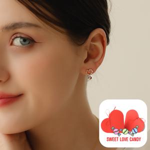 [기타][+SWEET LOVE CANDY 패키지] 한 여름밤의 꿀같은 달콤한 사랑 귀걸이+핑크선물포장+쇼핑백