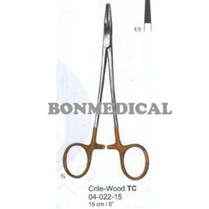 NS CRILEWOOD NEEDLE HOLDER 지침기 15CM 04-022-15 GOLD RINGS