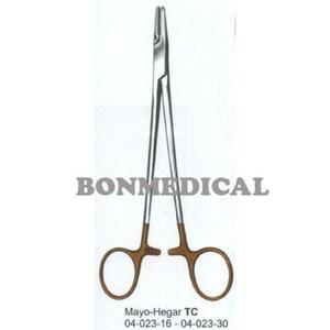 NS TC MAYO HEGAR NEEDLE HOLDER 메이오지침기 GOLD RINGS 18CM 04-023-18