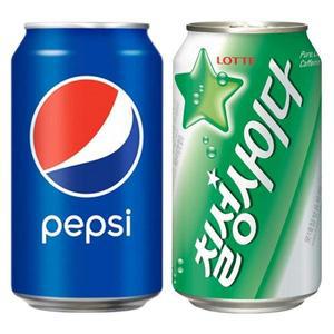 [기타]펩시콜라 355ml 칠성사이다 355ml 각12캔 총24캔