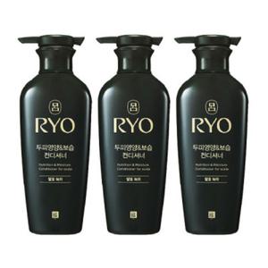 려 클래식 컨디셔너 400ml 3개 두피영양/보습/발효/녹차