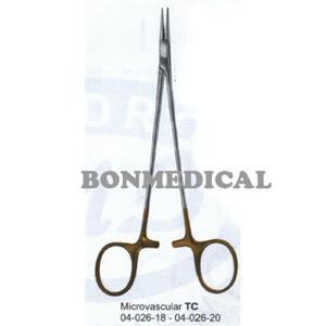 NS TC MICROVASCULAR NEEDLE HOLDER 지침기 GOLD RINGS 20CM 04-026-20