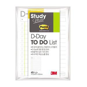[KGPQFUC3_4B]3M 스터디메이트 D Day투두리스트 657 3개