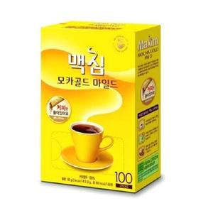 동서 맥심 모카골드 블랙 무설탕 100T (1개)