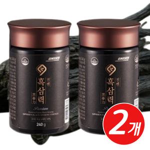 국산 6년근 구증구포 홍삼 진쎈 흑삼력240g x 2개 면역력 피로개선 도움 부모님 중장년 환절기 관리 간편한