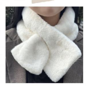 [다잇템] 여자 페이크밍크 홀리데이 소프트퍼 짧은 FW 머플러