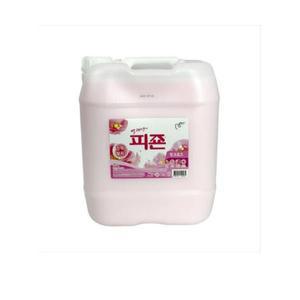 피죤 섬유유연제 20L 프리미엄 핑크로즈 말통 대용량 업소용