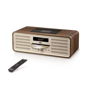 브리츠 BZ-TX1000 블루투스 레트로 라디오 시계 CD플레이어 올인원 오디오 스피커