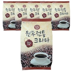 로빈스 원두전용 크리마 800g 6개 원두전지분 프림 크림