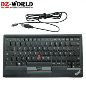 키보드 신시사이저 KT-1255 독일어 블루투스 무선 태블릿 PC 노트북 USB 충전기 Trackpoint