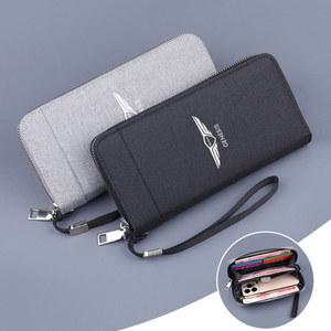 신상 캔버스 자동차 운전 문서 가방, ID 여권 카드 지갑, 카드 파우치, 제네시스 쿠페 EQ900 G80 G90 GV60 GV70 GV80 GV90
