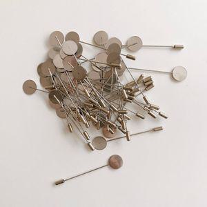 DIY 부토니에 브로치 핀 실버 10개입 브로치핀 코사지핀 만들기 재료