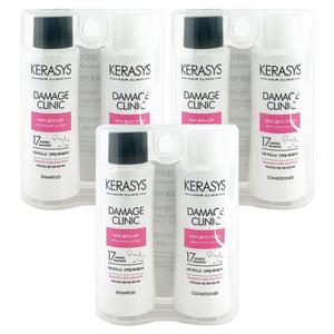 애경 케라시스 데미지 클리닉 단백질 60ml (샴푸+컨디셔너) x 3개