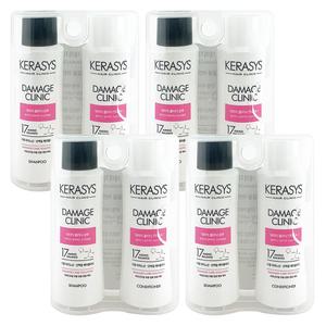 애경 케라시스 데미지 클리닉 단백질 60ml (샴푸+컨디셔너) x 4개