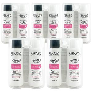 애경 케라시스 데미지 클리닉 단백질 60ml (샴푸+컨디셔너) x 5개