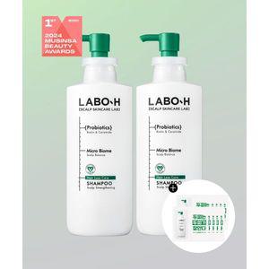 LABO H 빠지는 모발 고민해결 두피강화 샴푸 400ml 2 pack 220824