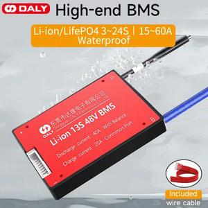 DALY 이온 LiFePO4 BMS 10S 36V 12V 24V 48V 60V 72V Escooter 15A 200A 21700 32600 18650 BMS 보드