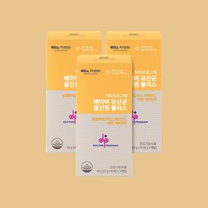 닥터프로그램 베이비유산균 돌 아기 유아 장건강 유산균 비타민D 올인원 플러스 3개월분 4중