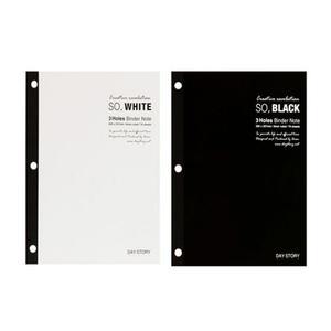 [BZFI2100_51CK]3공 포켓바인더 리필노트 색상랜덤