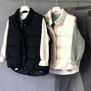 [JH38NR87_51]무지디자인 패딩조끼 데일리 댄디룩 2컬러
