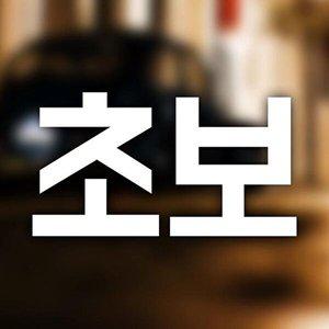 [셀러허브 1][HYD45646_51C0]큰 초보운전 자동차 스티커