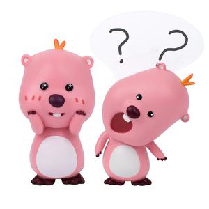 잔망루피 모니터 피규어 2개 세트 감격 둥절 루피 소품 굿즈 차량
