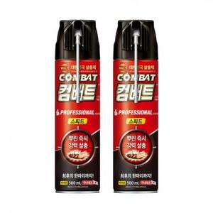 컴배트 스피드 에어졸 바퀴용, 500ml, 2개 one option