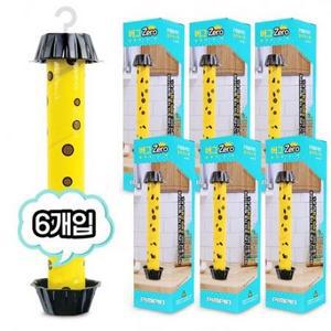 핌핀 버그제로 플라이스틱 초파리 끈끈이트랩, 80g, 6개 one option