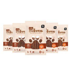 (국내산) 티멍 생육90% 고기산적&밀웜 닭/소/황태/오리/연어 100g 5종 모음