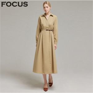 [포커스] 벨트포인트셔츠랩롱원피스_VF4F1OP3171
