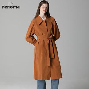 [더레노마][레노마(renoma)] 베이직 싱글 트렌치코트 (택가격 329000원)