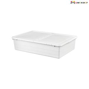 이케아 SOCKERBIT 플라스틱 수납함과 뚜껑 (50x77x19cm)/침대밑수납/틈새수납