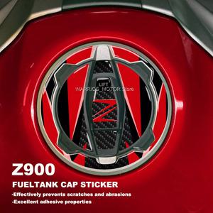 3D 젤 오토바이 탱크 패드 탱크 캡 데칼 연료 장식 스티커 가와사키 Z900 z900 2023 2024