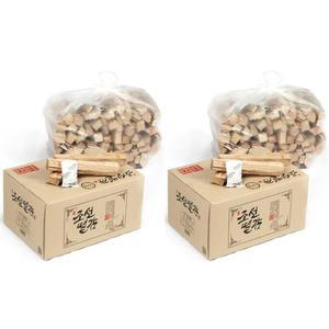 메사캠프 장작 땔감 참나무 캠핑 동계 감성 20kg 2개