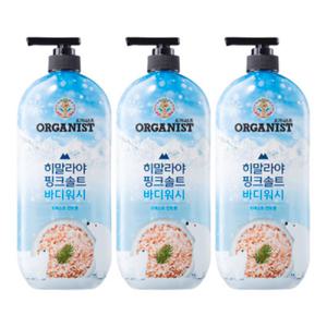 온더바디 오가니스트 히말라야 핑크솔트 포레스트 민트향 바디워시 900g 3개