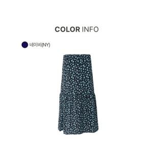 [롯데백화점]올리비아하슬러 프린트절개플레어스커트 ESSK202