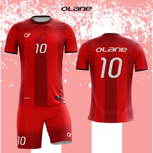 오레인 축구 전사유니폼(OL-CSJS0022) 레드 [단체주문]