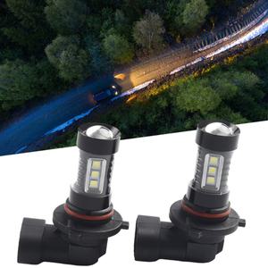 2x LED 안개등 키트 H10 9145 9140 전구 밝은 6000K 백색등 자동차 전면 안개등 LED 액세서리 12V 80W