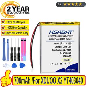 XDUOO X2700mAh 배터리 YT403040 최고