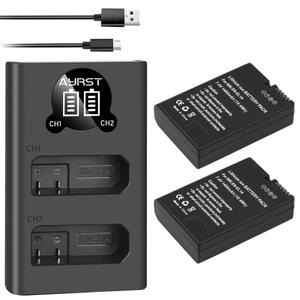 2개 세트 1400mAh EN-EL14 EN-EL14A ENEL14 호환 니콘 D3100 D3200 D3300 D3400 D3500 D5600 D5100 D5200 P