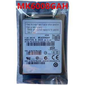 도시바용 HDD 내장 하드디스크 노트북 MK6008GAH60GB 1.8 인치 CE ZIF 4MB 5400RPM