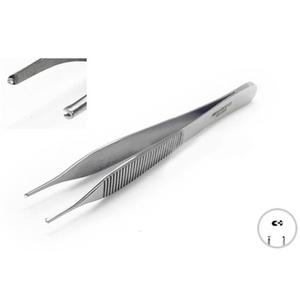 KASCO 에디슨 티슈포셉 유구 6-058M 12CM 1X2TEETH 의료용 핀셋 집게