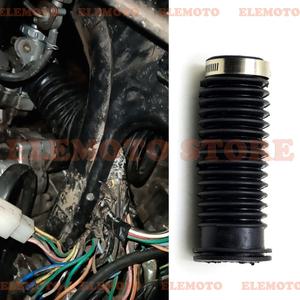 호환 165mm 에어 필터 GY6 흡기 고무 호스 튜브 70cc 90cc 110cc 125cc ATV 쿼드 핏 프로 먼지 자전거 버기