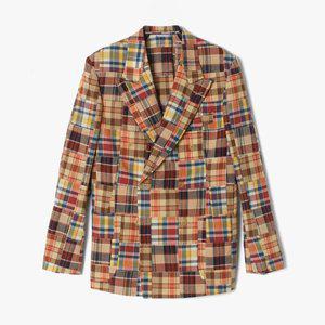 [샌프란시스코마켓](강남점)KENNETH FIELD 케네스 필드 MADRAS PATCH DB JACKET MULTI KFE1M20001A99