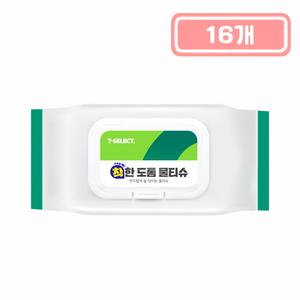 착한 도톰 물티슈 100매입 313g x 16개