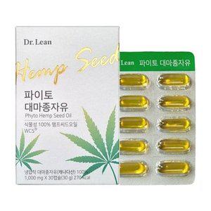 [기타][닥터린] 닥터린 파이토 대마종자유 1000mg 30캡슐. 1개(1개월분)